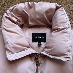 Express Pink Puffer Jacket
